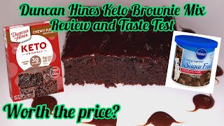 Product Review | Duncan Hines Boxed Keto Brownie Mix | Is it Really Chewy and Fudgey?  Worth $4.98?