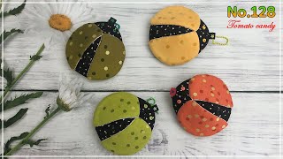 퀼트 No.128 무당벌레 동전지갑(Ladybug coin purse),  How to make,  (PDF pattern - membership), 네이버 \