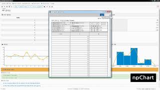 스마트팩토리 통계적공정관리 SPC - dvSPC - np관리도