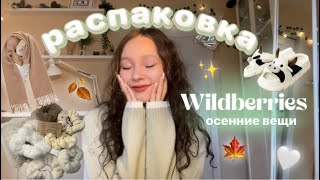 осенний вайб с Wildberries//распаковка милых вещей★彡