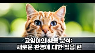 고양이의 행동분석 새로운 환경에 대한 적응편 본편