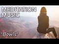 Music for meditation. Deeply relaxing Tibetan bowl chimes to calm and help you focus