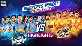 Mehran Tigers VS Himaliya Heroes | Match Highlights | ARY Celebrity League