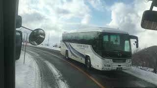 立山高原バス 前面展望 車窓 室堂→立山駅前/ 立山黒部アルペンルート 室堂1330発