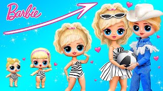 LOL Growing Up in Barbie's Look! 30 LOL OMG DIYs