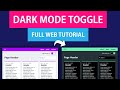 Dark Mode Toggle | HTML CSS JS Tutorial
