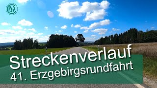 41. Erzgebirgsrundfahrt 2021 - Gesamter  Streckenverlauf