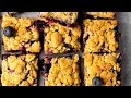 Blueberry Crumble Bars