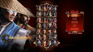 Mortal Kombat 9 - Expert Tag Ladder (Shang Tsung \u0026 Raiden/3 Rounds/No Losses)