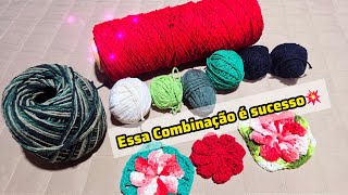 💥COMBINAÇÃO QUE É UM SUCESSO, PRODUZINDO COM RESTINHO DE BARBANTES 😍❤️ #croche #tapeteeconomico