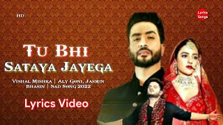 Tu Bhi Sataya Jayega (LYRICS) Vishal Mishra | Aly Goni, Jasmin Bhasin | Sad Song 2022
