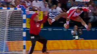 Olympic Games 2004 Athens Handball Kaleb Croatia Best Goal Ever.mpeg
