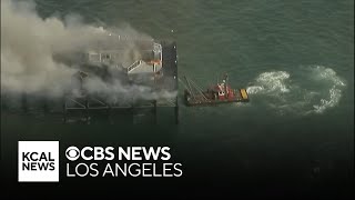Firefighters save historic Oceanside Pier after flames engulf restaurant