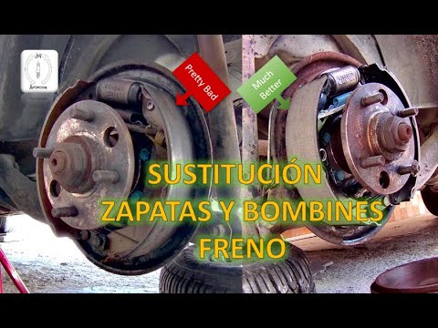 Como Cambiar Las Zapatas Y Bombines De Unos Frenos De Tambor // Ford ...