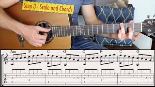 How Guitar Players Rearrange Fingerstyle Songs on YouTube (4 steps)