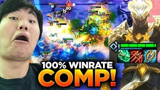 NEVER BEFORE LOST! 100% WINRATE COMP (SCARRA PICKED THE TITLE) | TFT | Teamfight Tactics