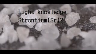 The Strontium(Sr) Information, history : Fireworks