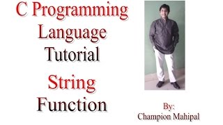 C Programming Language Tutorial 35 String Functions