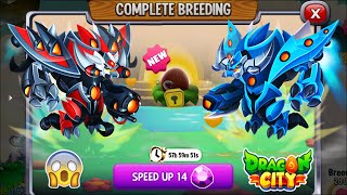 Dragon City: High Blackvoid Dragon vs High Blackskill Dragon Skin [EXCLUSIVE BREEDING] 😱