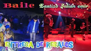 regalos y baile del bautizo Julián emir jarácuaro Michoacán