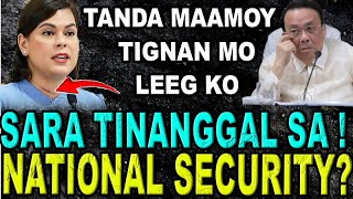 KAKAPASOK LANG! VP SARA SOBRA LAKAS ! NSC TINANGAL PERO NATAKOT SI PALAKA AT BANGAG !