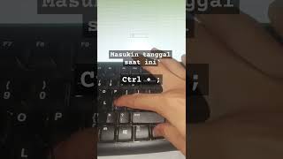 Masukin tanggal saat ini Ms excel #computer #trik