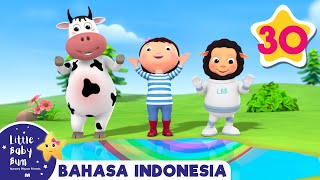 Genangan Pelangi🌈 | Little Baby Bum | Koleksi Lagu Anak🎶 | Moonbug Kids Indonesia