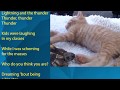 Imagine Dragons - Thunder (cats edition, Lyrics Video)
