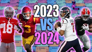 2023 vs 2024 NFL Draft Class - ROOKIE MOCK DRAFT - 2024 Dynasty Fantasy Football