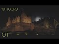 Windy Night at Edinburgh Castle | Wind & Blowing Leaves for Relaxation | Studying | Sleeping