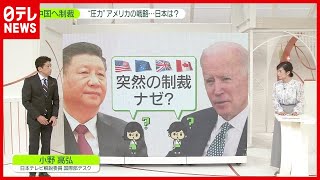 ナゼ？アメリカが中国に突然の圧力  日本は？（2021年3月22日放送「news zeroより」）