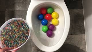 Will it Flush? - Plastic Balls and Orbeez