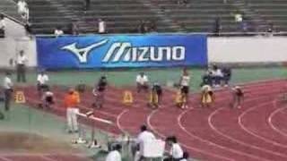 全日本実業団　陸上　　男女　100ｍ　決勝