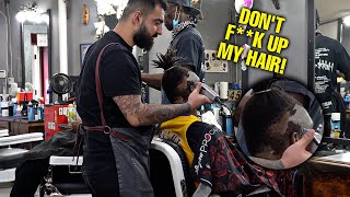 FAKE Barber Pranks | Giving Embarrassing Haircuts to ANGRY Customers!