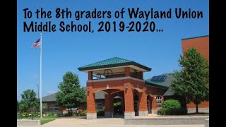 A Message for Wayland Union Class of 2024