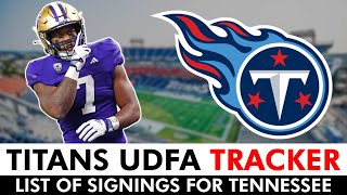 Titans UDFA Tracker: Full List Of UDFAs The Titans Signed After 2024 NFL Draft Ft. Dillon Johnson