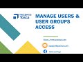 Tosca Tutorial | Lesson 91 - Create and Manage User Groups with Users | Multi-User Workspace |