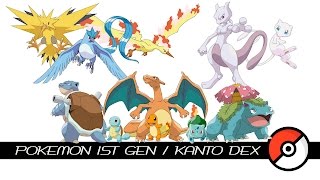 Pokemon 1st Gen / Kanto Dex