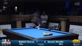 2015 US Open 8-Ball: Rafael Chavez vs Dennis Orcollo