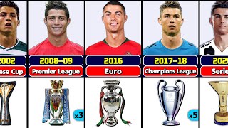 Cristiano Ronaldo's Career All Trophies.