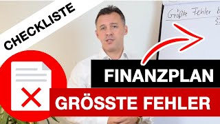 Finanzplan richtig erstellen für Unternehmer | Größte Fehler beim Finanzplan