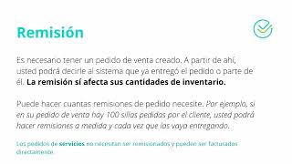 Pedido / Remisión / Factura - Cómo hacer remisiones y pedidos en Quality