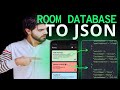 Room Database to JSON File in Android Studio | Siam Shekh