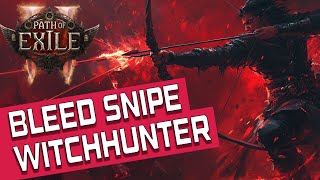 [POE2] SNIPE/SPIRAL VOLLEY BLEED WITCHHUNTER - Path of Exile 2 Build Guide