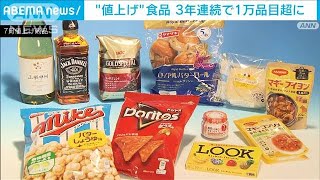 7月の食品値上げは400品目超　11月までの予定分で1万品目突破(2024年6月28日)