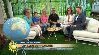 Familjen som vågade bryta sig ur - Nyhetsmorgon (TV4)