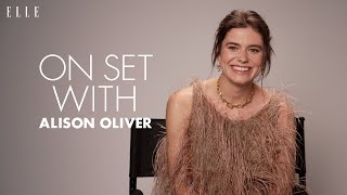 On Set With Wuthering Heights Star Alison Oliver| ELLE UK