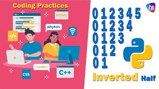 Inverted Half Pyramid Numbers | Number Patterns in Python With Examples | Patterns by SekharMetla