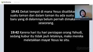 Renungan Yoh 19:38-42 oleh Ev. Sarinah Lo