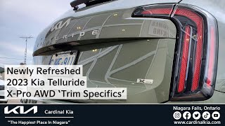 Refreshed 2023 Kia Telluride | X-Pro AWD 'Trim Specifics'!